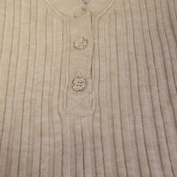 Daily Practice by Anthropologie Bell Sleeve Sweater Dress Ribbed Knit Medium - Picture 7 of 9